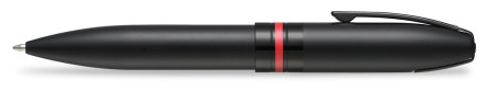 Sheaffer Icon Ballpoint Pen - Matte Black Lacquer Red PVD Trim